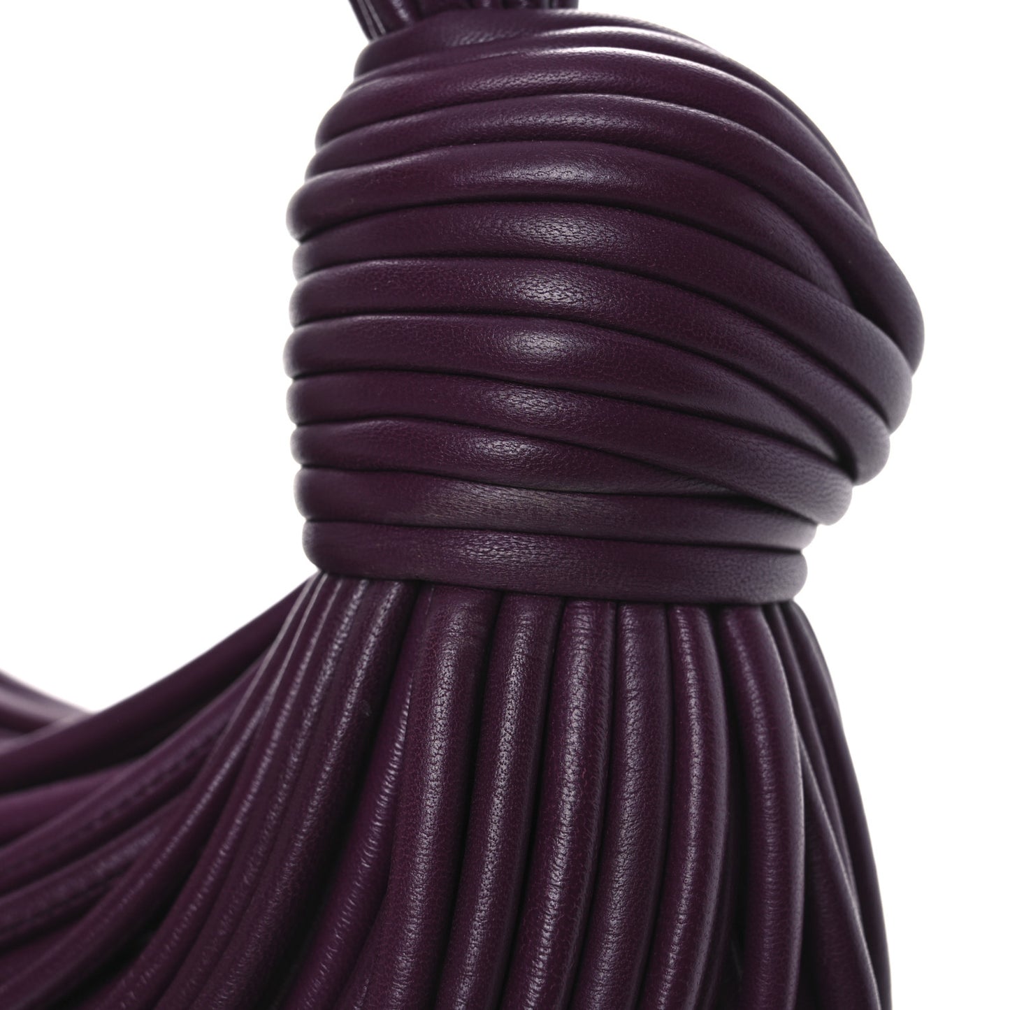 Nappa Mini Tubular Double Knot Grape