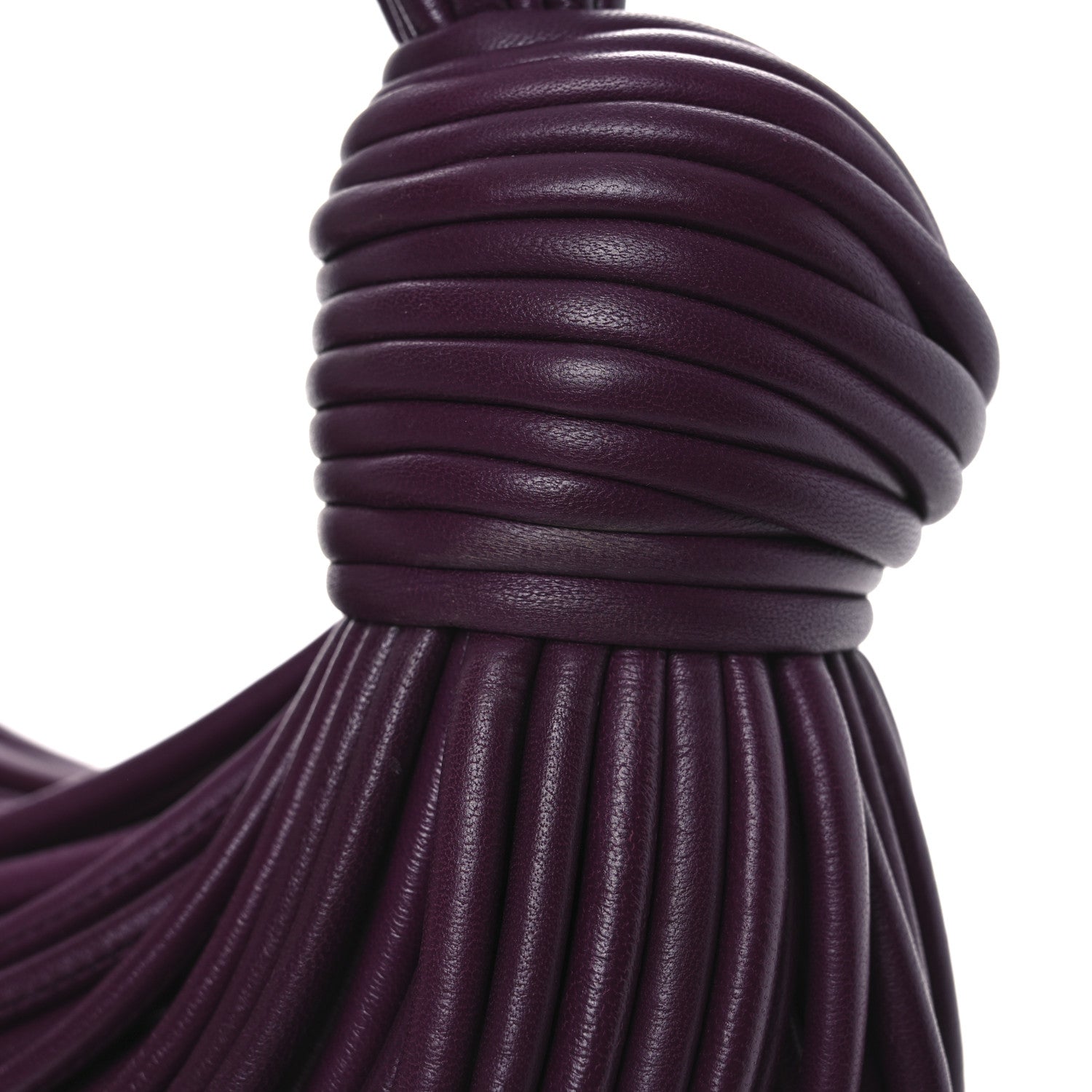Bottega Veneta Nappa Mini Tubular Double Knot Grape 10 of 10