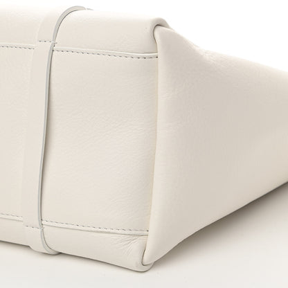Balenciaga Smooth Calfskin Double Sided Small Everyday Tote Optic White Black 10 of 11