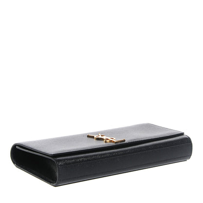 Saint Laurent Grain De Poudre Classic Monogram Clutch Black 4 of 8