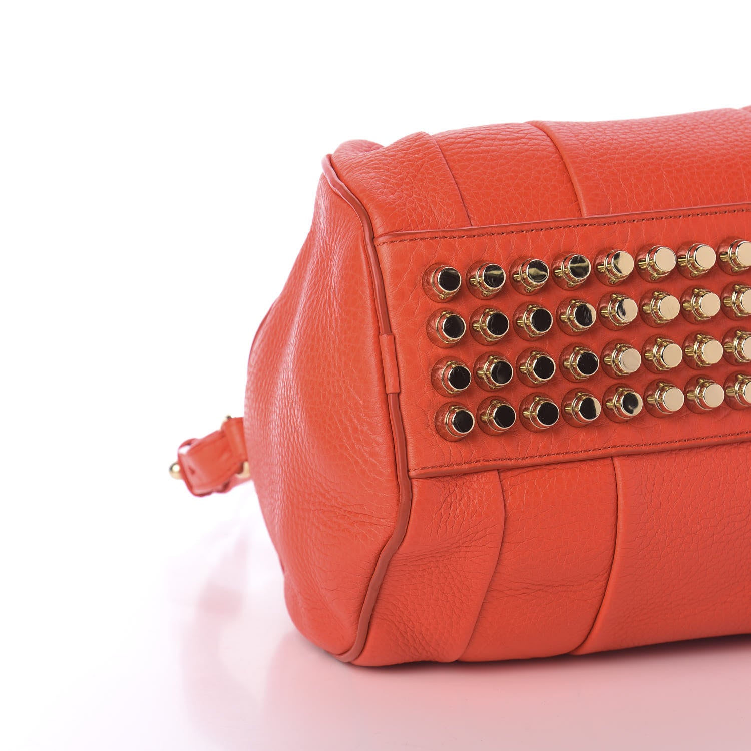 Alexander Wang Pebbled Lambskin Rockie Tangerine Gold Hardware 7 of 10
