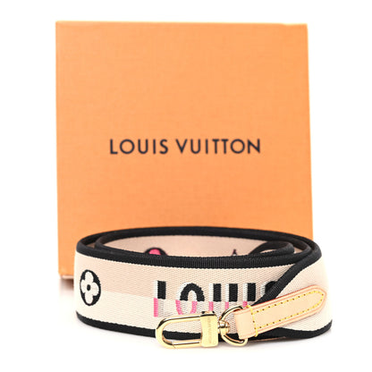 Louis Vuitton Jacquard Diane Shoulder Strap Black 4 of 4