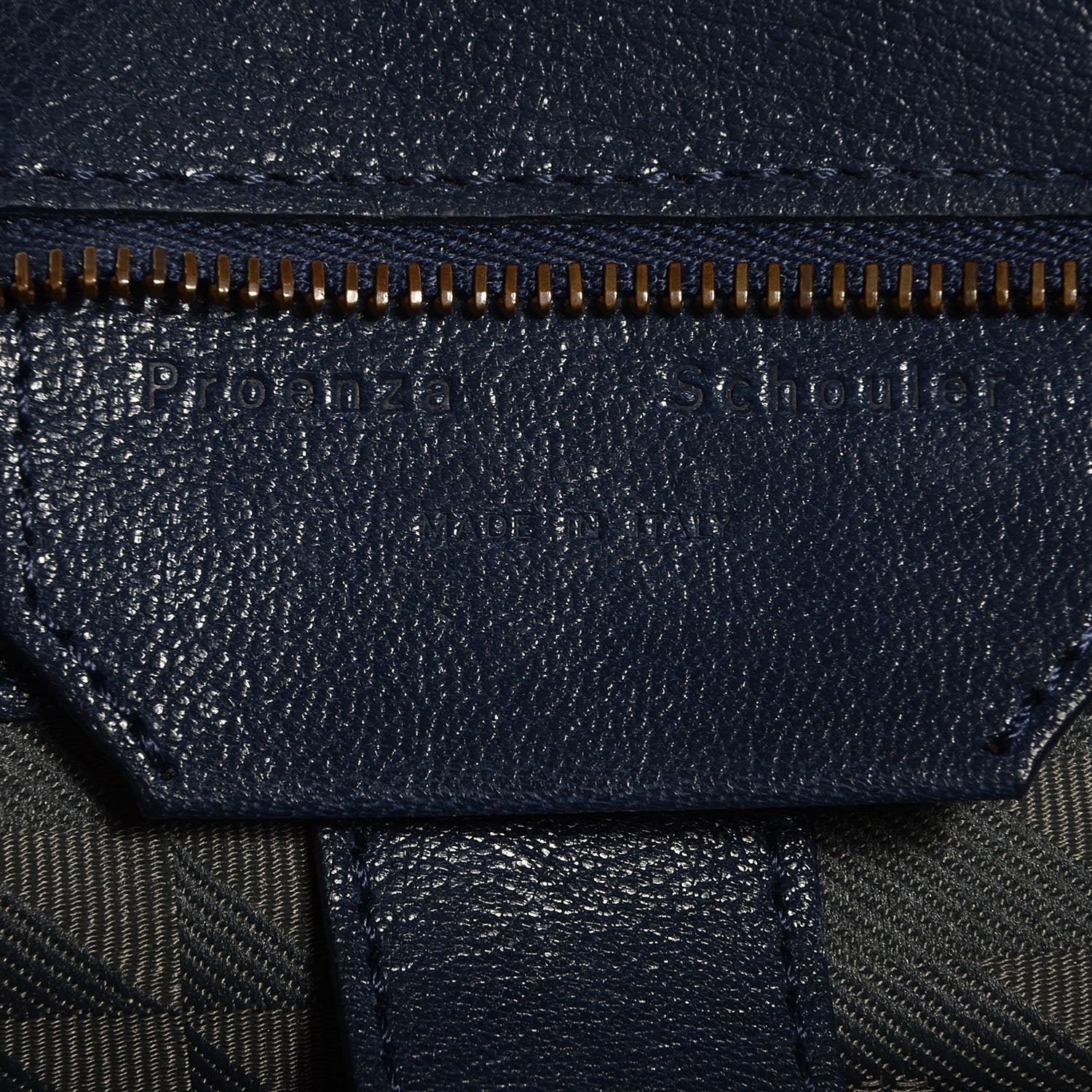 Proenza Schouler Lambskin PS1 Medium Satchel Midnight 4 of 15