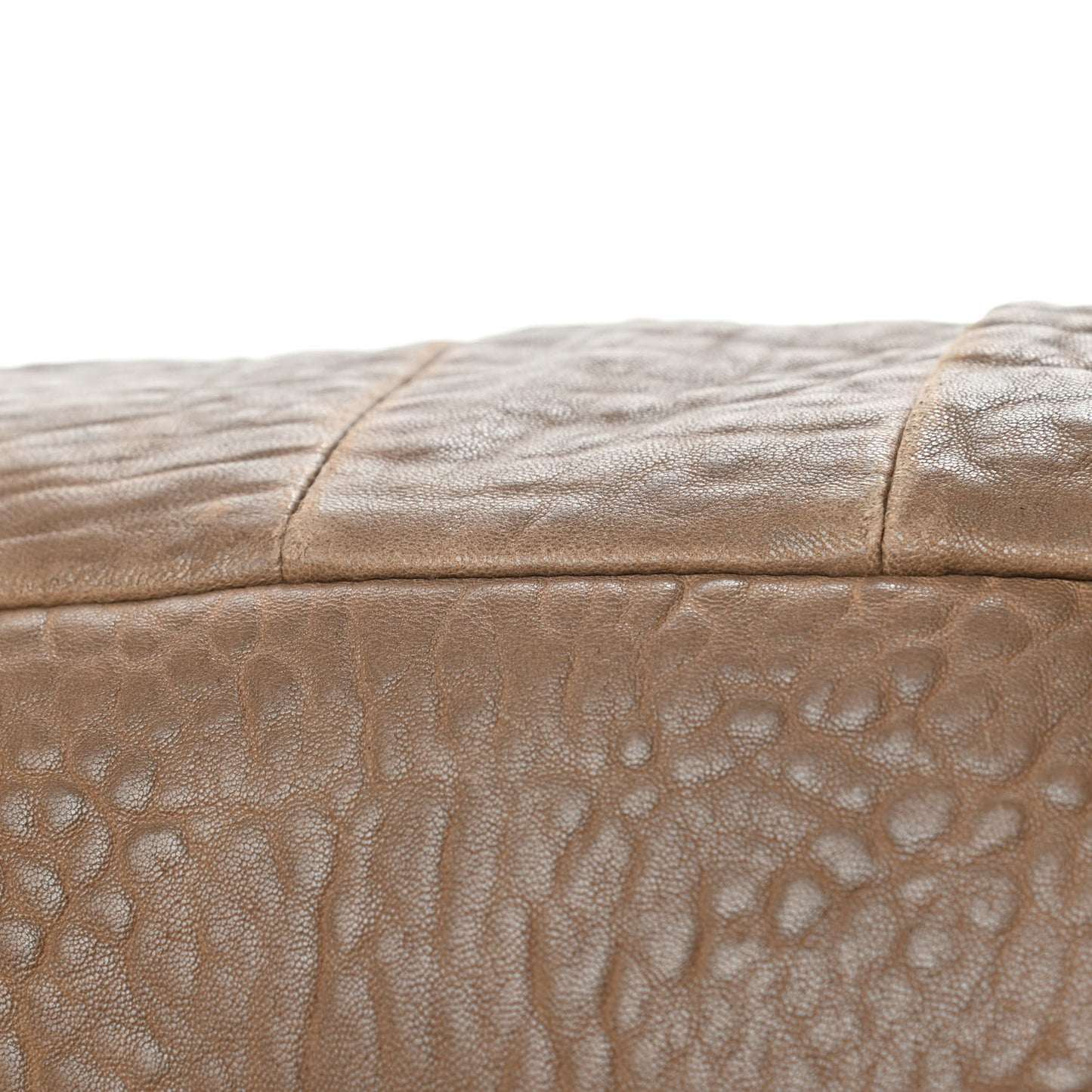 Pebbled Lambskin Medium Easy Sac Brown