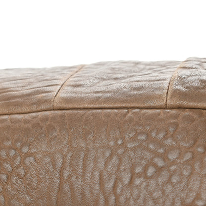 Saint Laurent Pebbled Lambskin Medium Easy Sac Brown 8 of 8