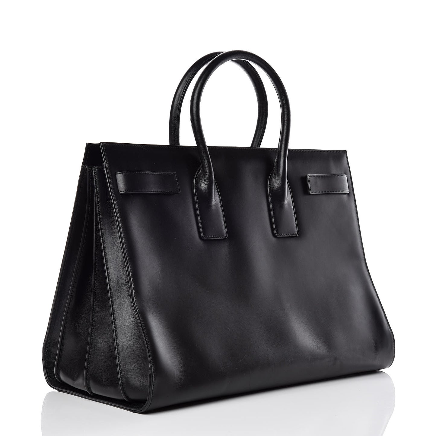 Calfskin Large Sac De Jour Carryall Black