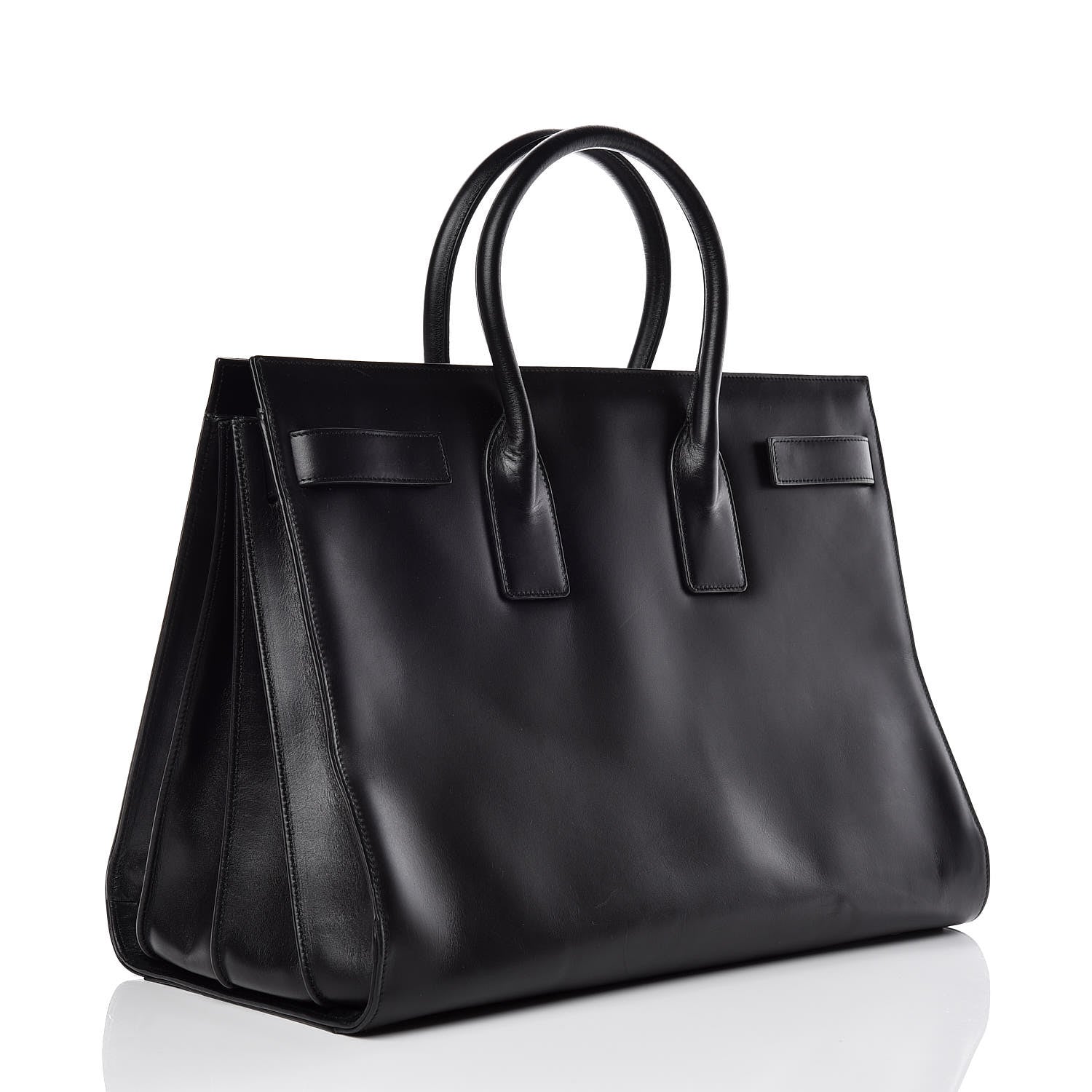 Saint Laurent Calfskin Large Sac De Jour Carryall Black 3 of 11