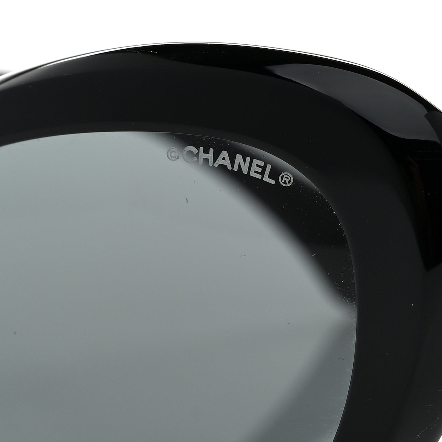 Acetate Glass Pearls Cat Eye Sunglasses 5443-H Black