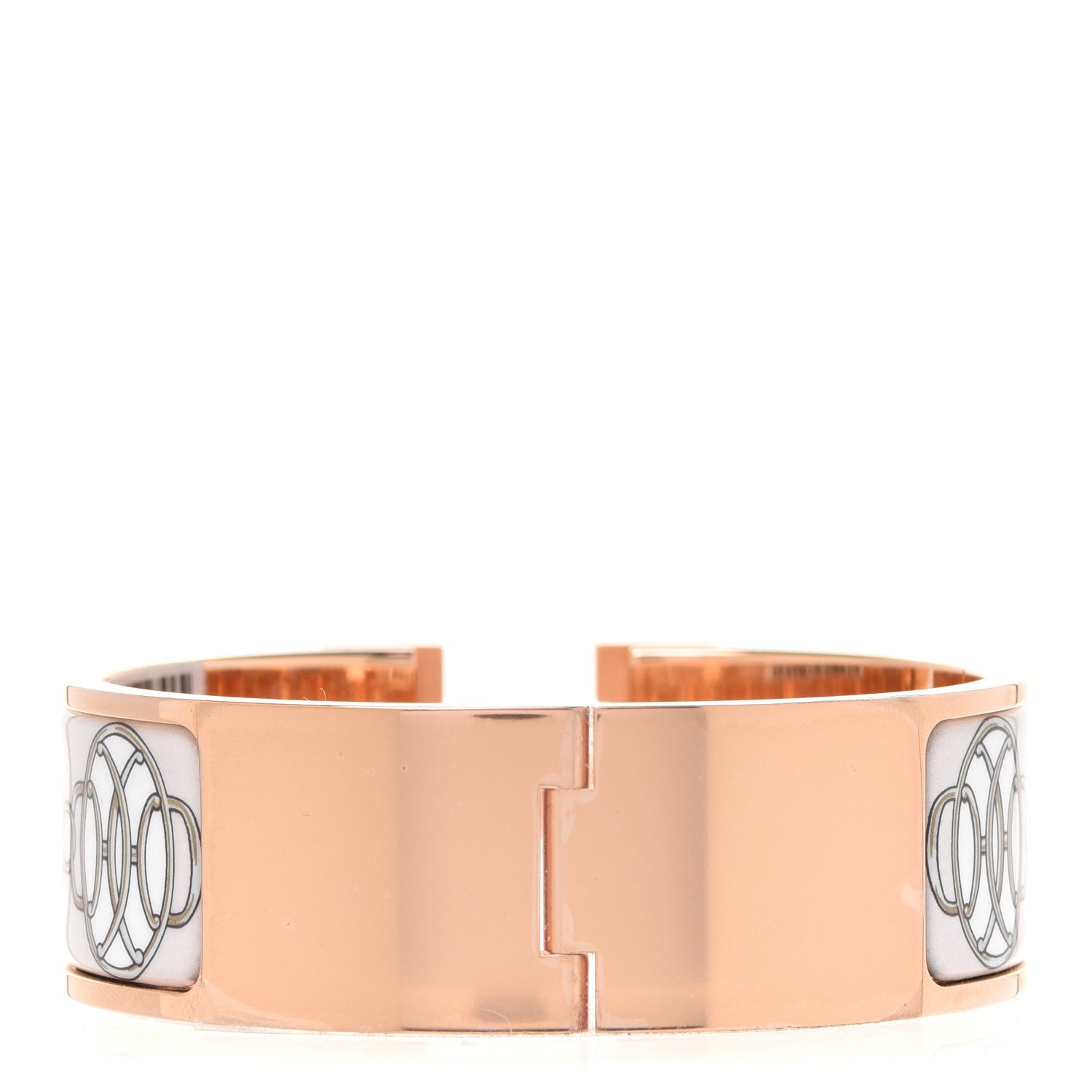 Hermes Enamel Wide Lift Profile Clic Clac H Bracelet PM Sable 3 of 7