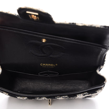Chanel Tweed Quilted Medium Double Flap Multicolor 5 of 10