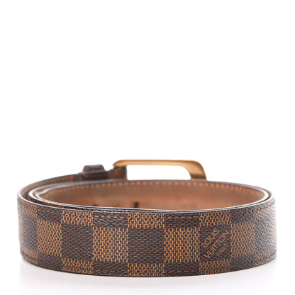 Louis Vuitton Damier Ebene 30mm Ellipse Belt 85 34 3 of 11