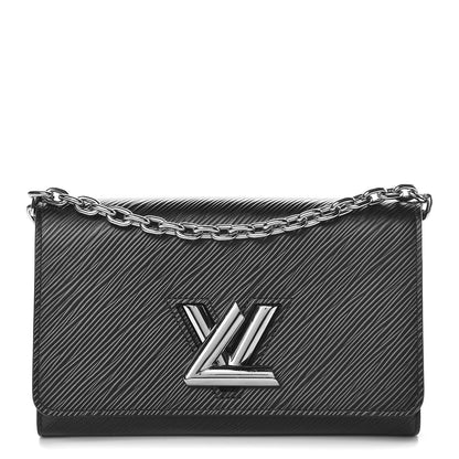Louis Vuitton Epi Twist Chain Wallet Black 1 of 8