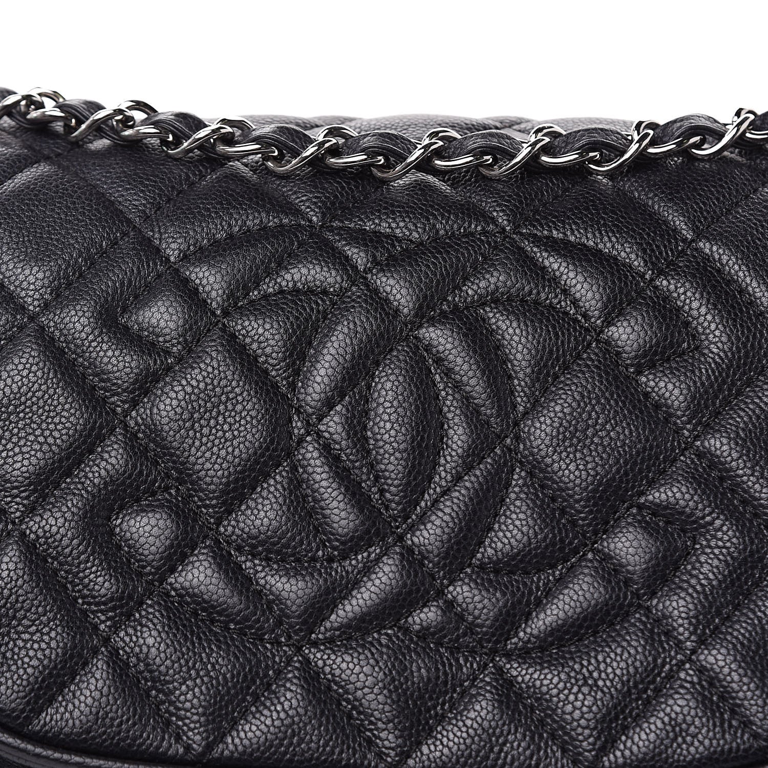 Chanel Caviar Quilted Timeless Accordion Flap Black 12 of 12