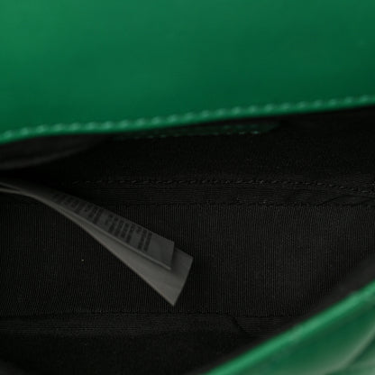 Versace Nappa Quilted Small Medusa Chain Crossbody Green 5 of 8