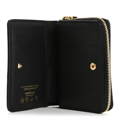Louis Vuitton LV X TM Lambskin Embossed Monogram Multicolor Lou Coussin Wallet Black 5 of 7