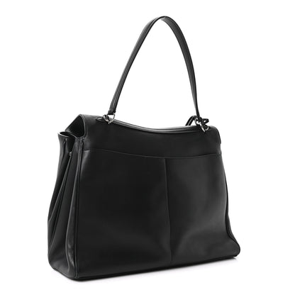 Balenciaga Smooth Calfskin Large Rodeo Top Handle Handbag Black 2 of 9