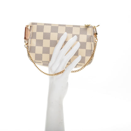 Louis Vuitton Damier Azur Mini Pochette Accessories 2 of 7