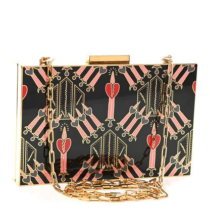Valentino Garavani Minaudiere Love Blade Clutch Black Multicolor 3 of 8