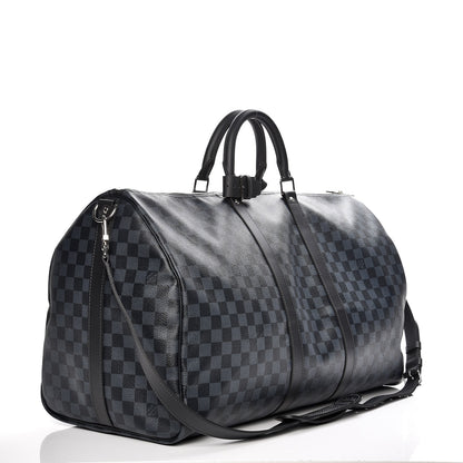 Louis Vuitton Damier Cobalt Keepall Bandouliere 55 3 of 7