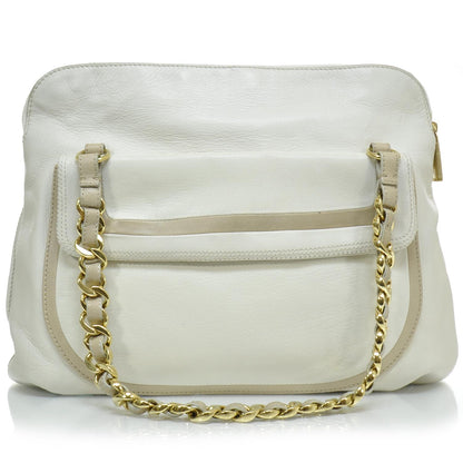 Marc Jacobs Leather Olga Seventies Satchel Ivory 4 of 9