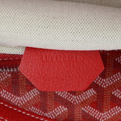 Goyard Goyardine Grenadines Hobo Red 7 of 7