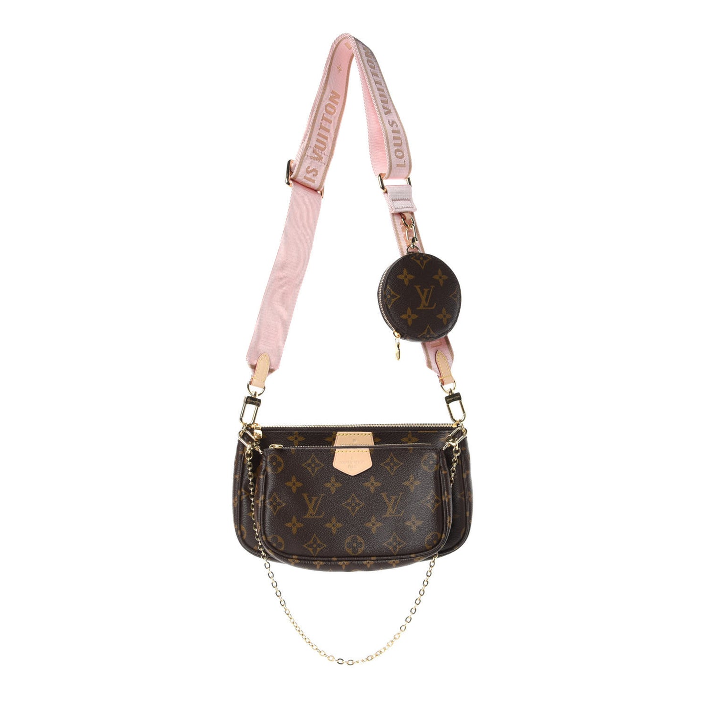 Monogram Multi Pochette Accessories Rose Clair
