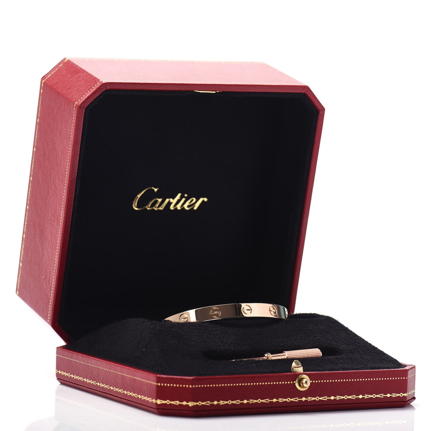 18K Pink Gold LOVE Bracelet 16