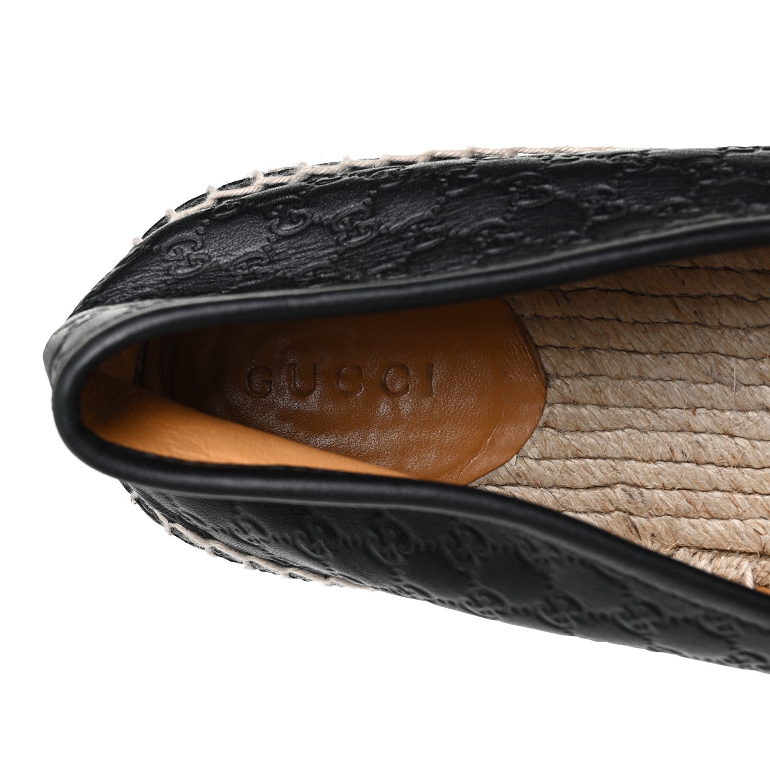 Gucci Microguccissima Signature Espadrilles 39.5 Black 8 of 8