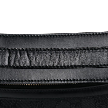 Gucci Monogram Half Moon Bamboo Ring Hobo Black 15 of 15