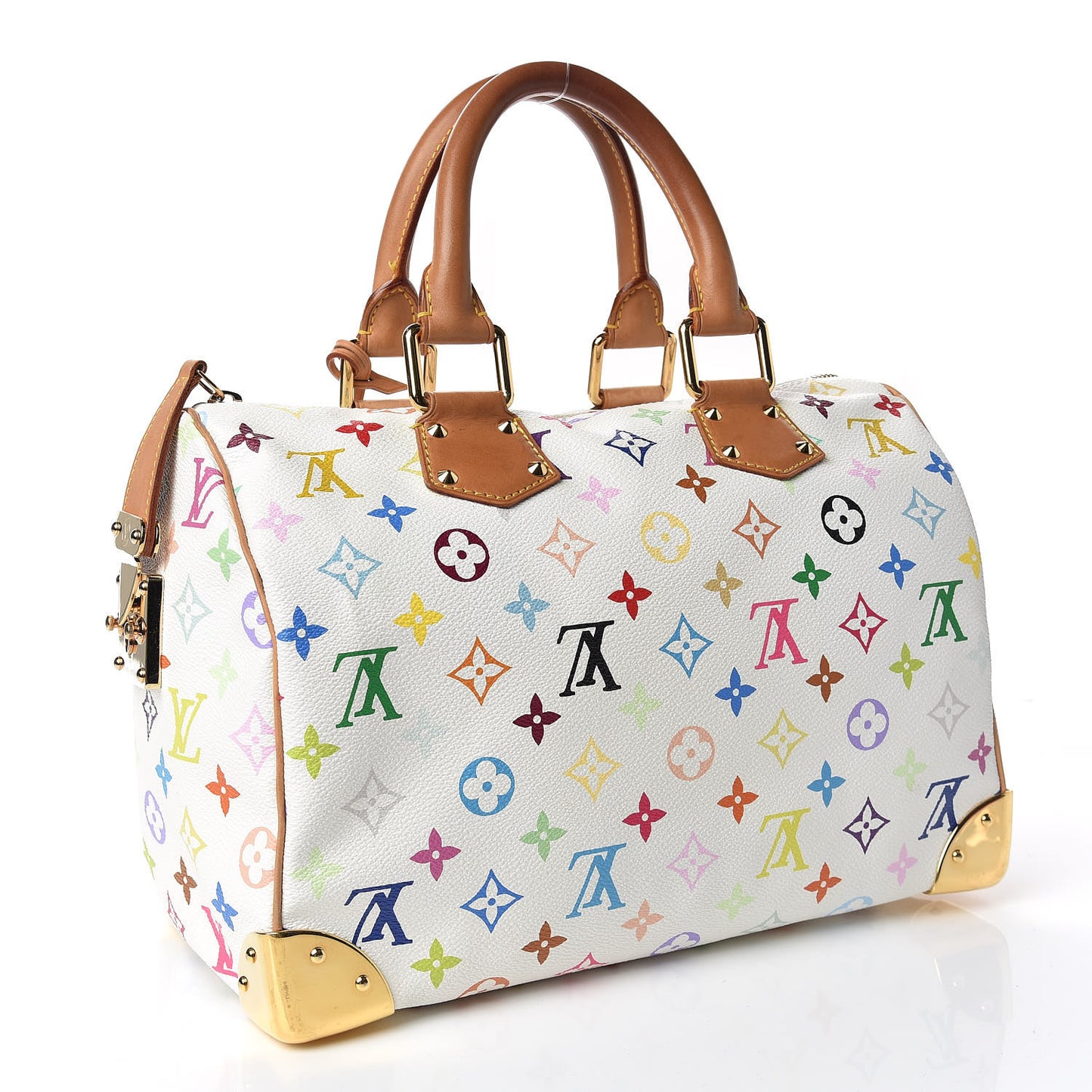 Monogram Multicolor Speedy 30 White