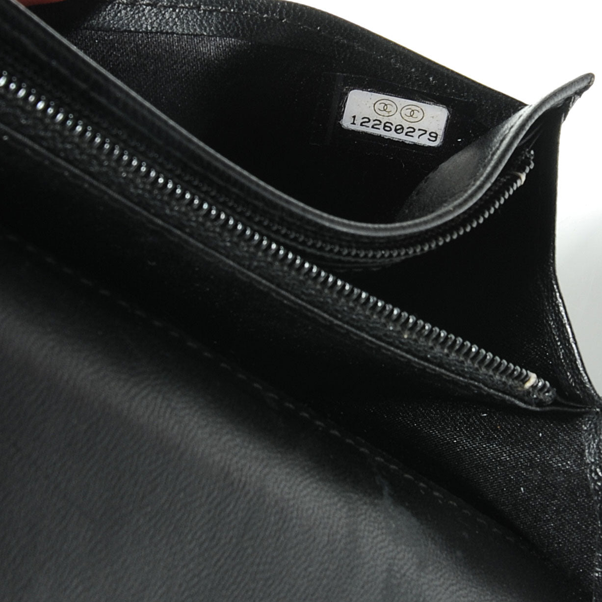 Chanel Patent Calfskin Lucky Symbols Yen Wallet Black 8 of 8