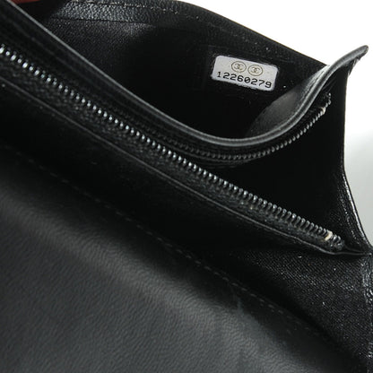 Chanel Patent Calfskin Lucky Symbols Yen Wallet Black 8 of 8