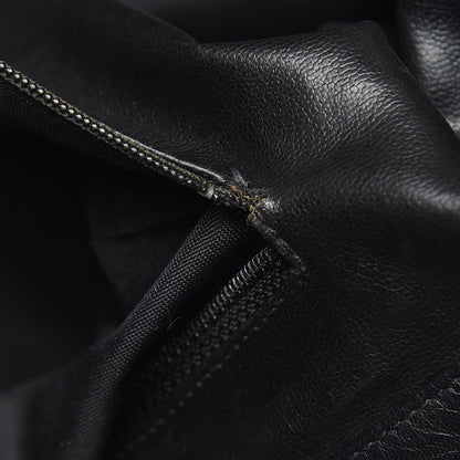 Chanel Calfskin Stitched XL Weekender Black 24 of 24