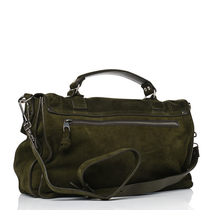 Proenza Schouler Suede Medium PS1 Satchel Olive 2 of 6