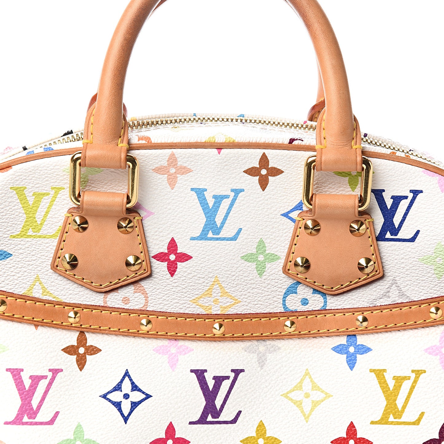 Monogram Multicolor Trouville White