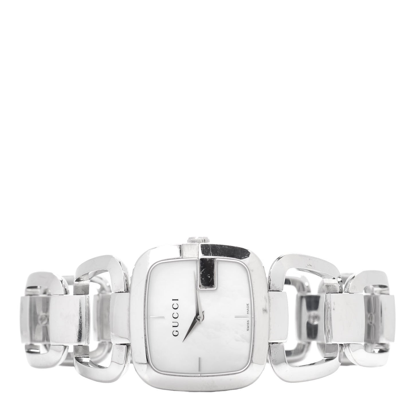 Stainless Steel Mother of Pearl 24mm G-Square Quartz Watch