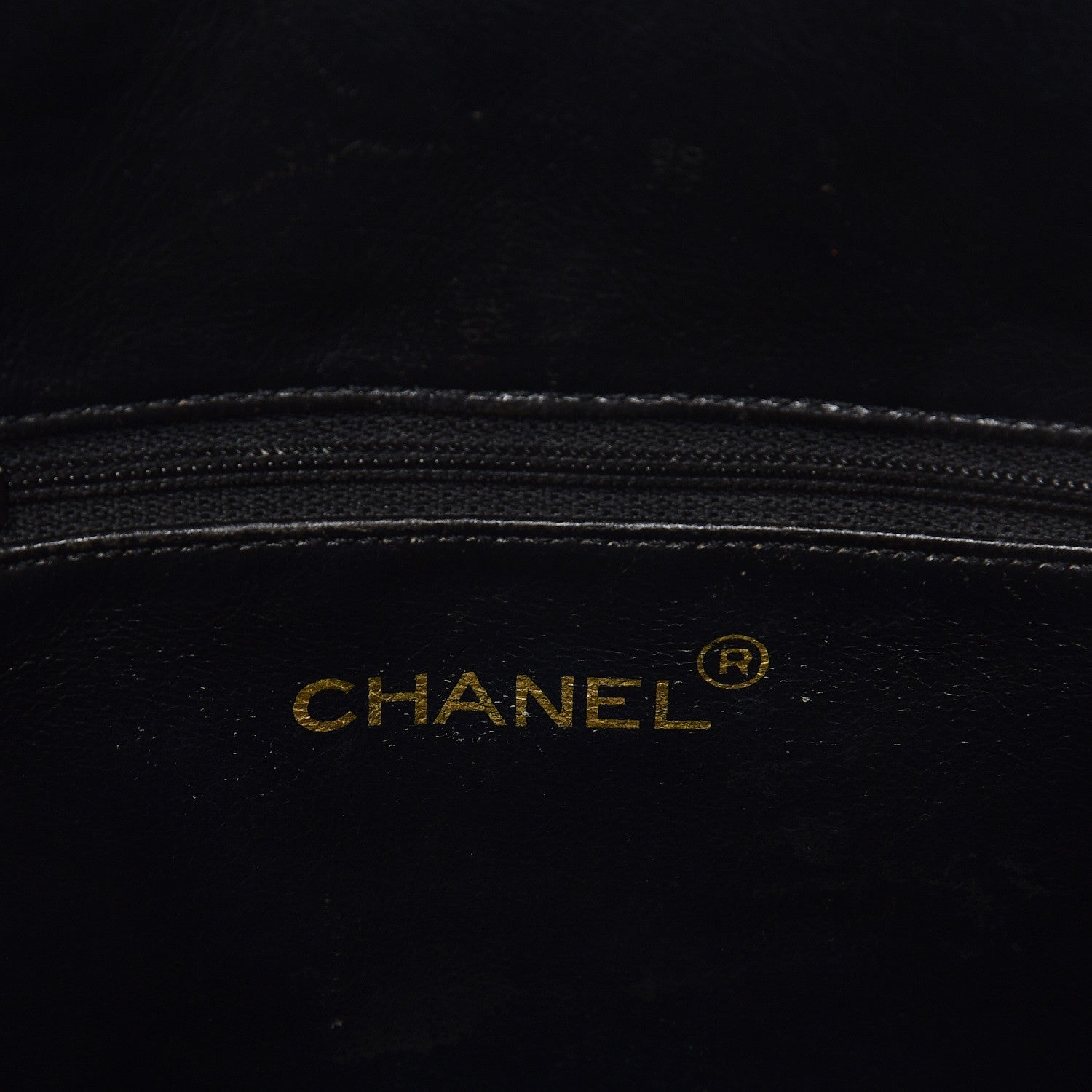 Chanel Lambskin Quilted Shopper Tote Black 7 of 9