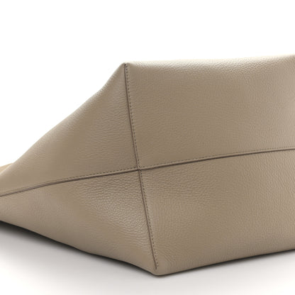 The Row Grained Calfskin Large N/S Park Tote Dark Taupe 7 of 10