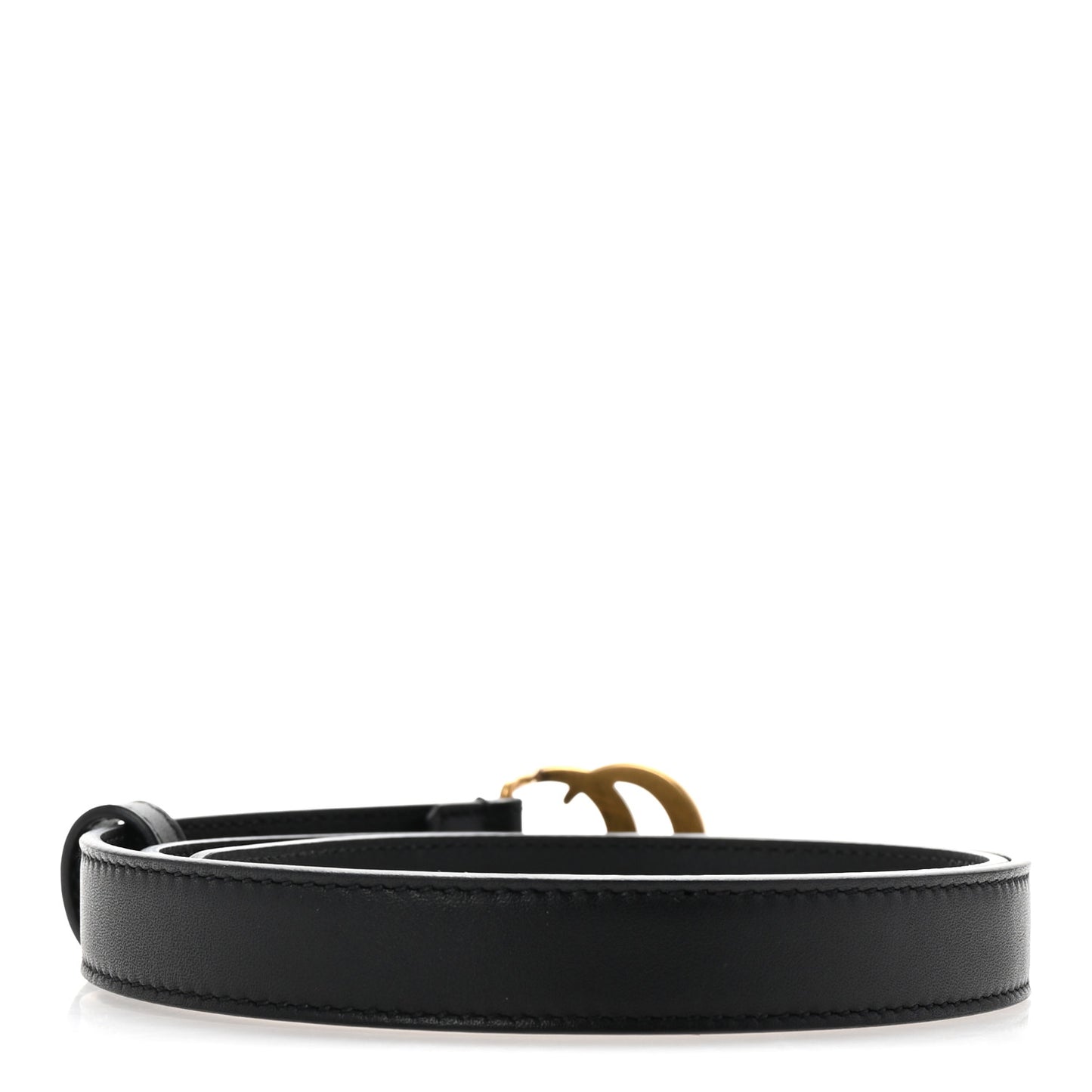 Calfskin Double G 20mm Belt 75 30 Black