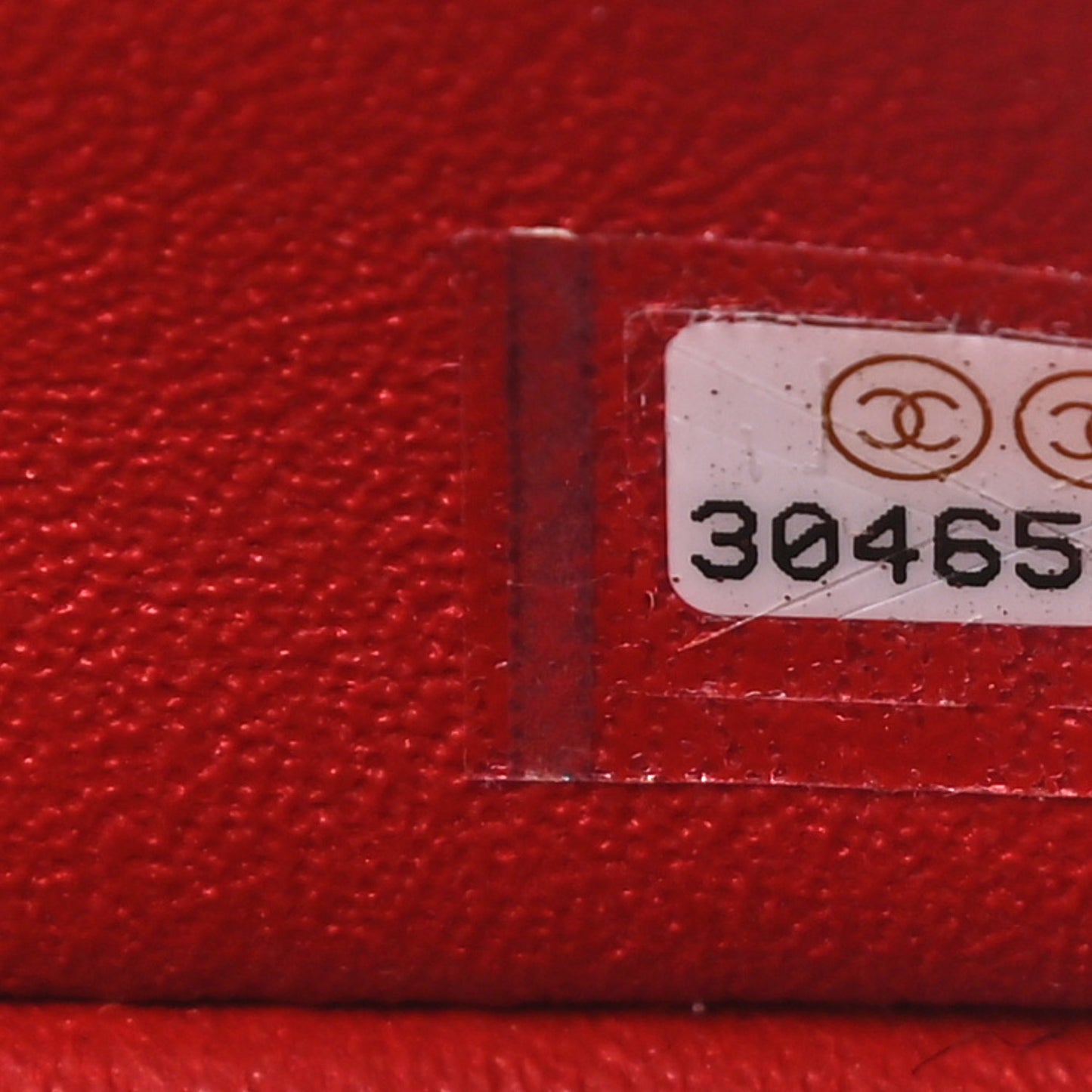 Lambskin Quilted Mini Square Flap Red