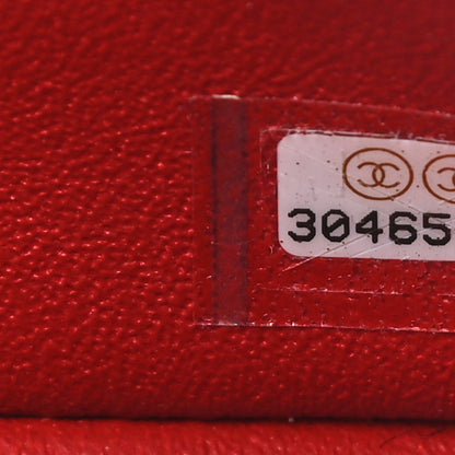 Chanel Lambskin Quilted Mini Square Flap Red 7 of 10