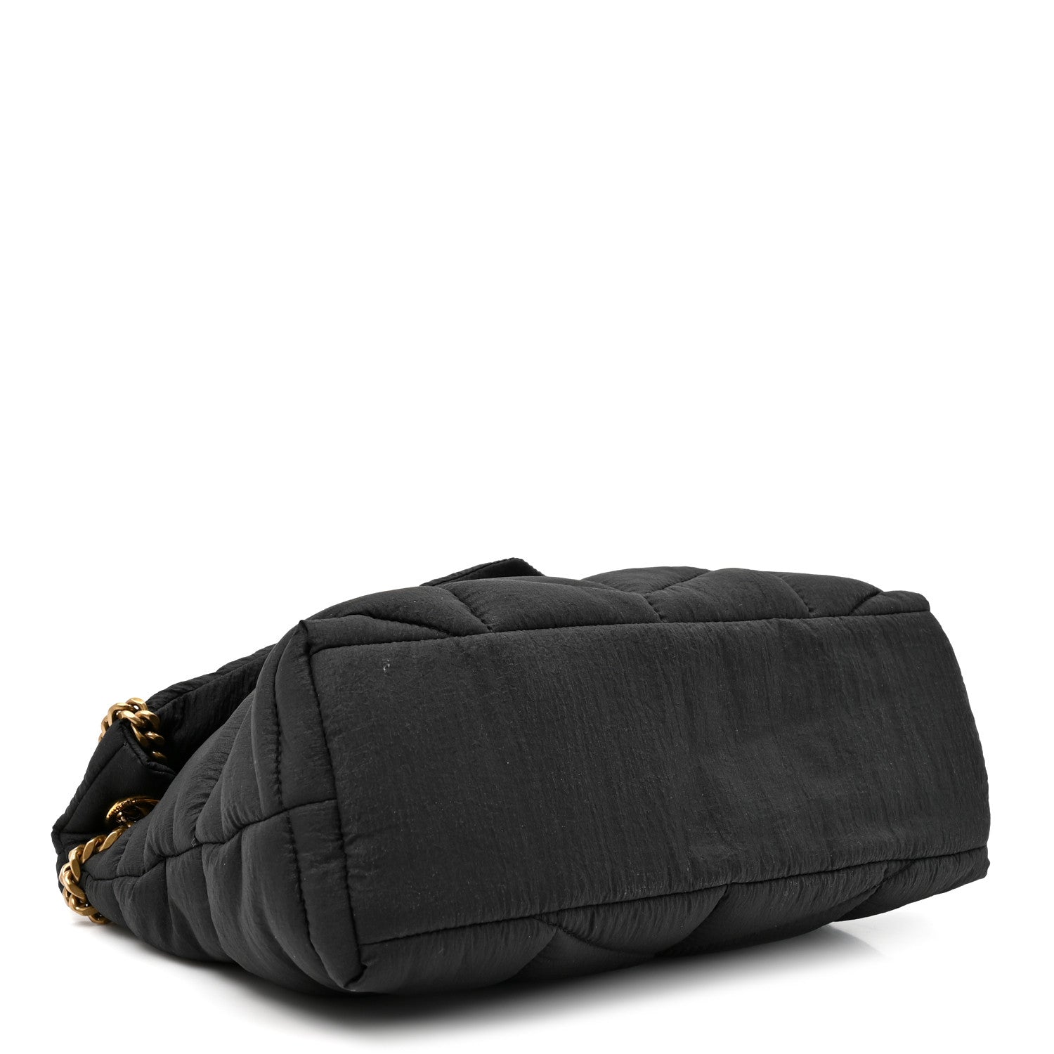 Saint Laurent Nylon Quilted Small Loulou Puffer Monogram Chain Satchel Black 3 of 9