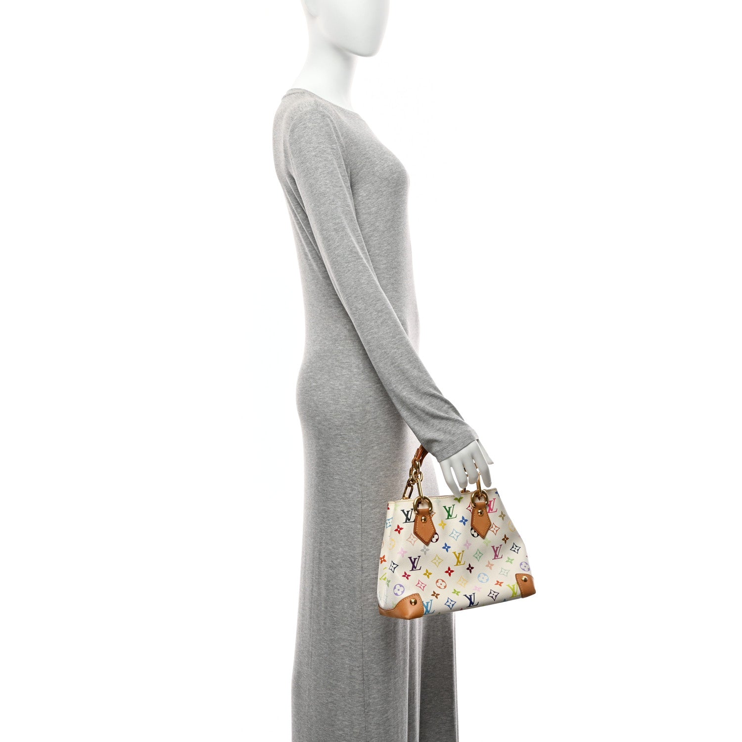 Louis Vuitton Monogram Multicolor Audra White 2 of 14