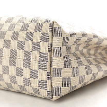 Louis Vuitton Damier Azur Graceful MM Rose Ballerine 9 of 9