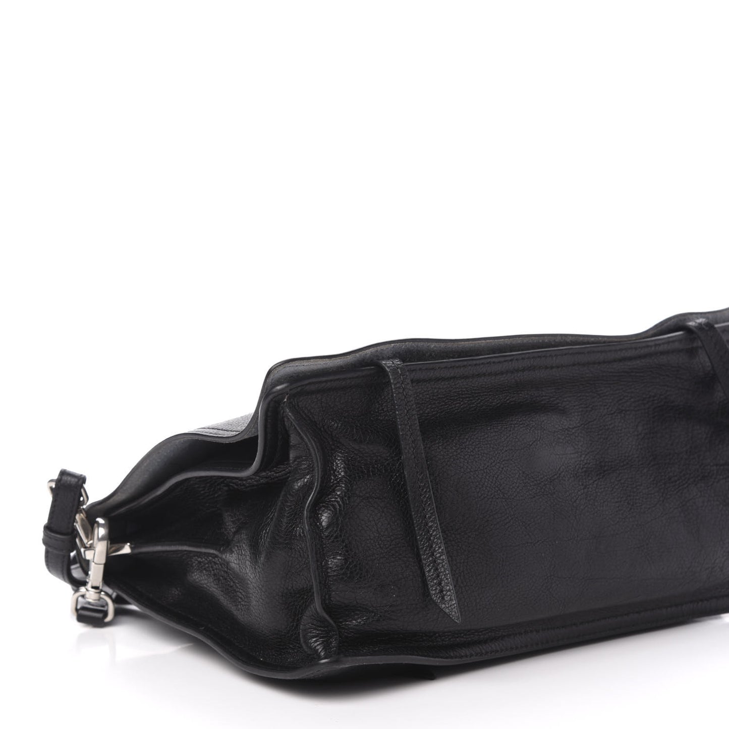 Glace Calf Etiquette Flap Black Astrale