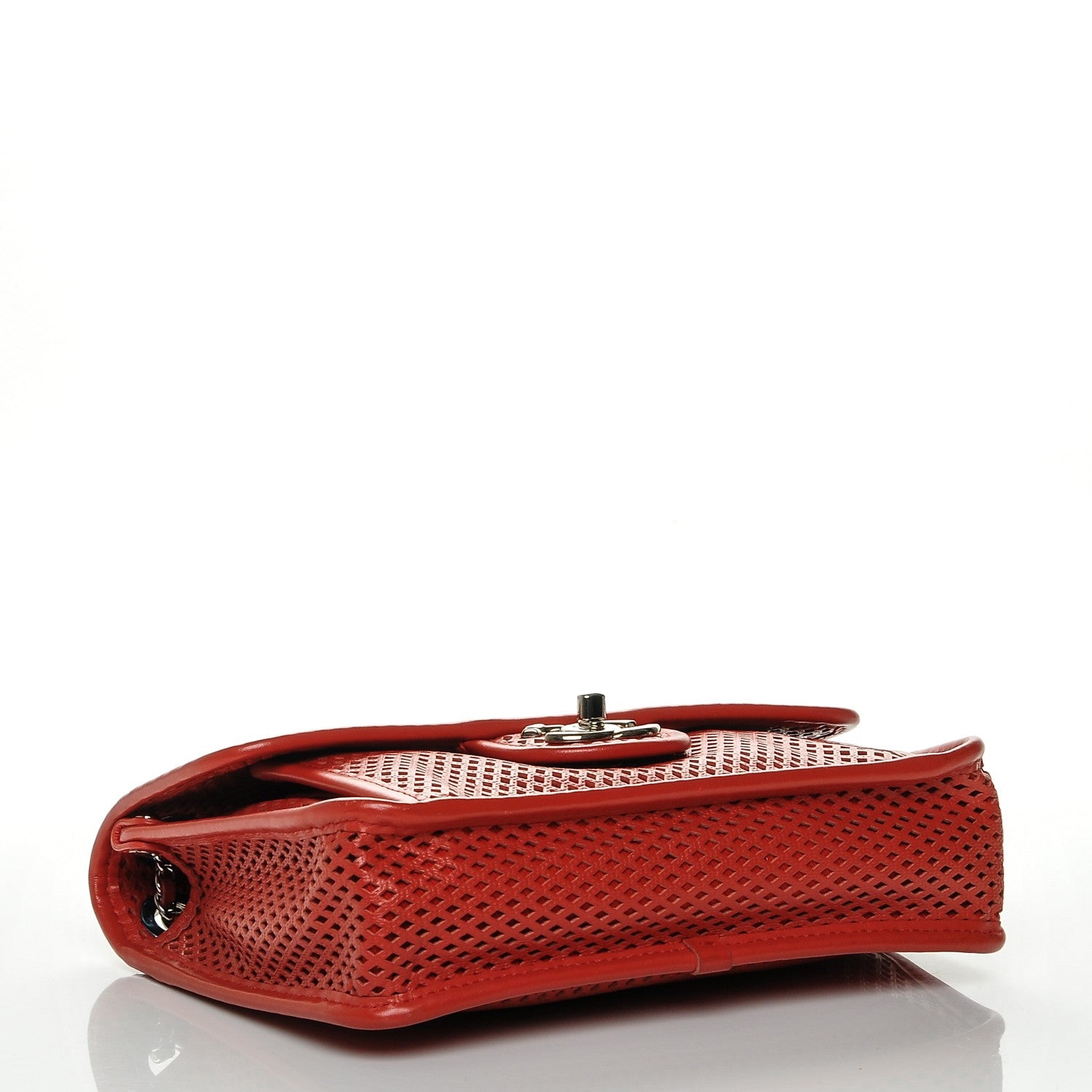 Chanel Perforated Calfskin Small Up In The Air Flap Red 4 of 8