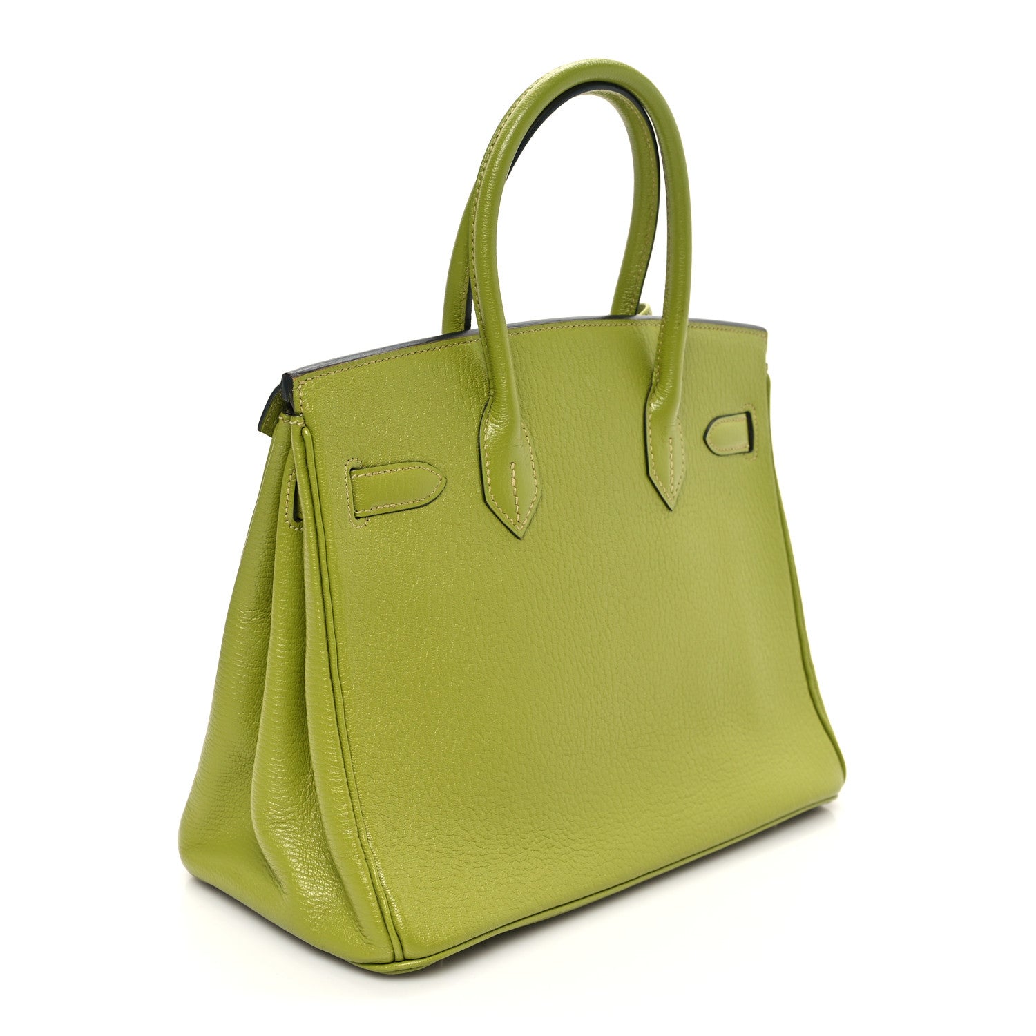 Hermes Chevre Mysore Birkin 30 Vert Anis 3 of 12