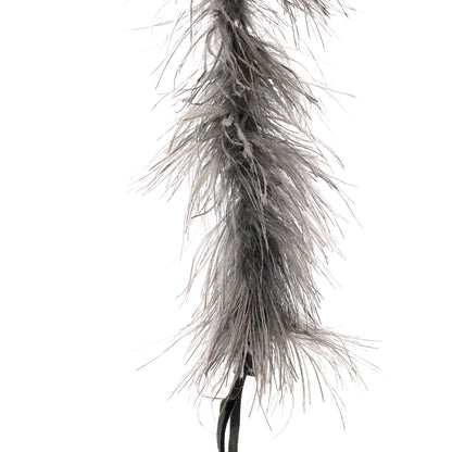 Prada Marabou Feather Bag Strap Grey 5 of 6