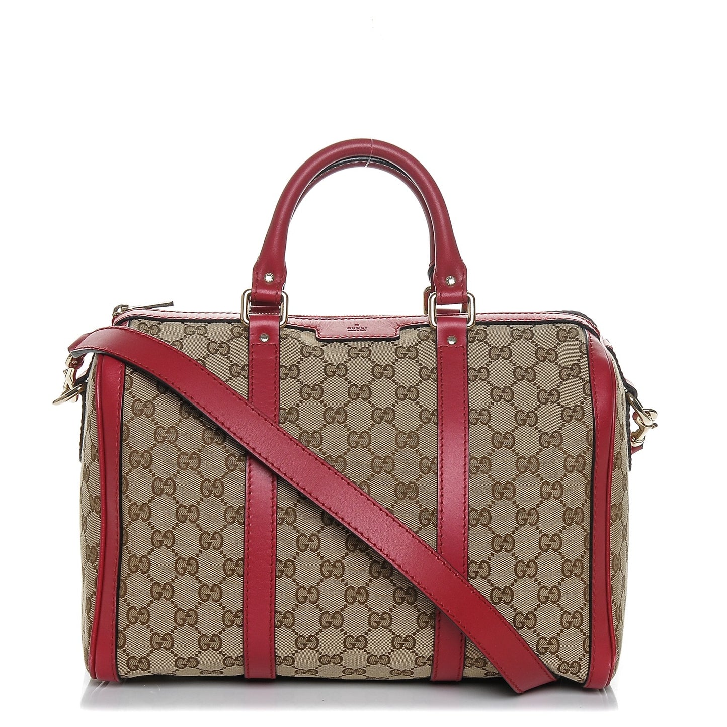 Monogram Medium Joy Boston Beige Red