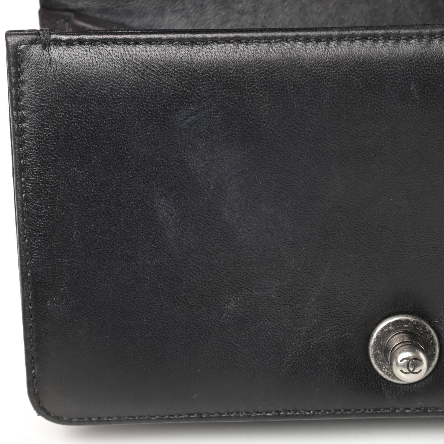 Chanel Galuchat Stingray Small Boy Flap Black 13 of 17